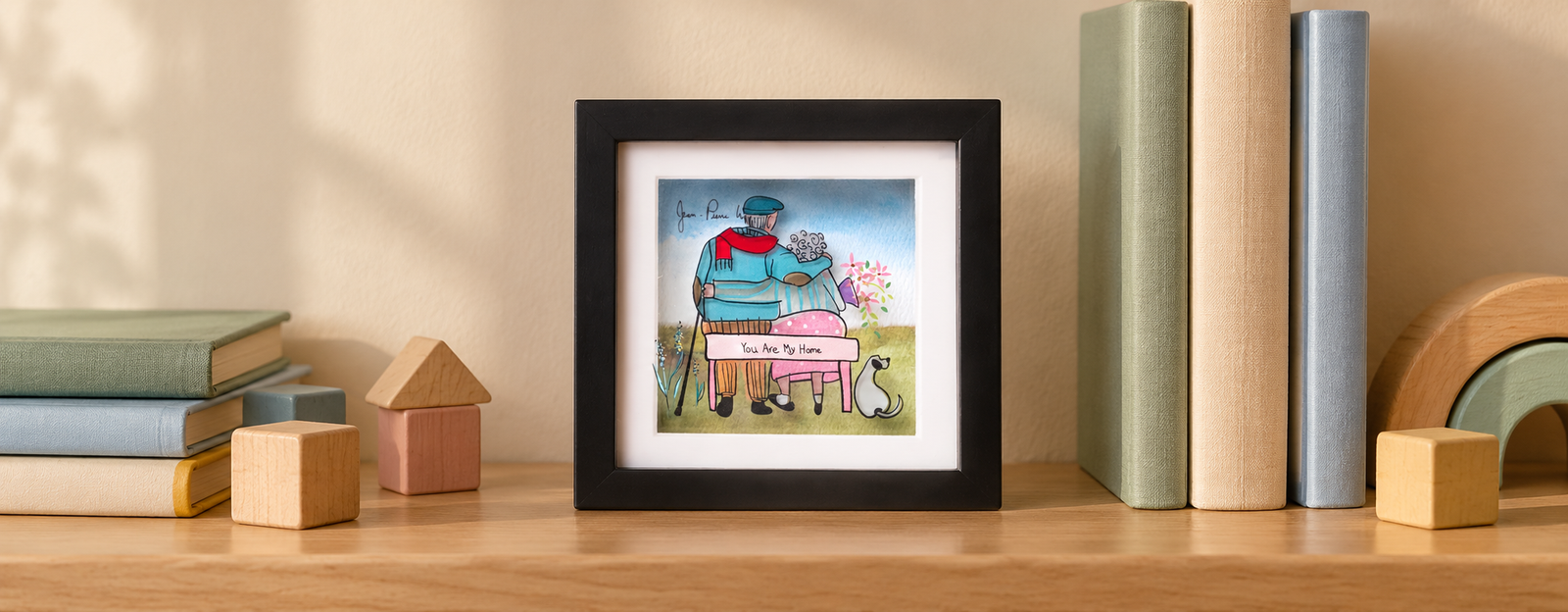 Home — 3D glass painting by Jean-Pierre Weill