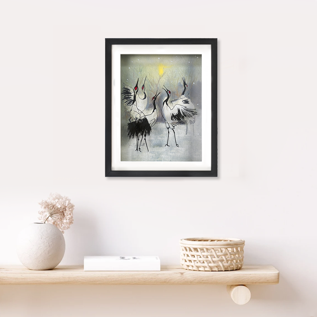 Cranes in Winter