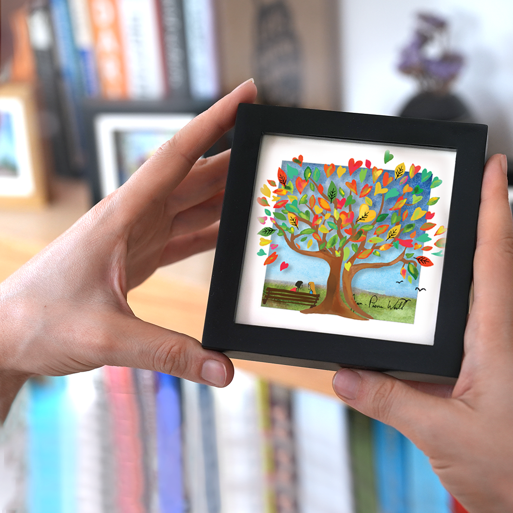 Tree of Orange Hearts