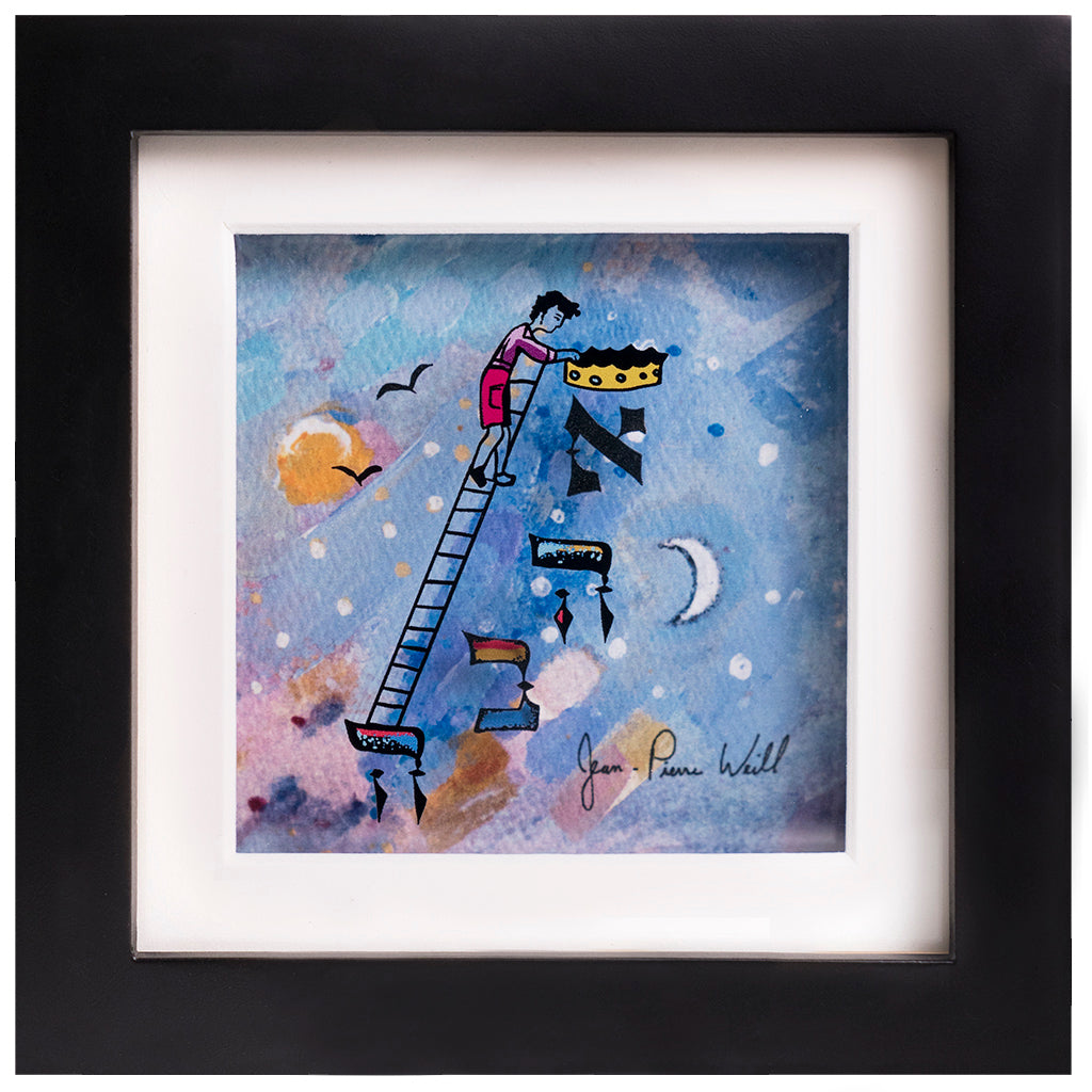 Love - Happy Anniversary - Jean-Pierre Weill Studios - Famous Paintings - canvas prints - famous artists - bedroom ideas - unique gifts - glass art - unique gifts - anniversary gifts - 