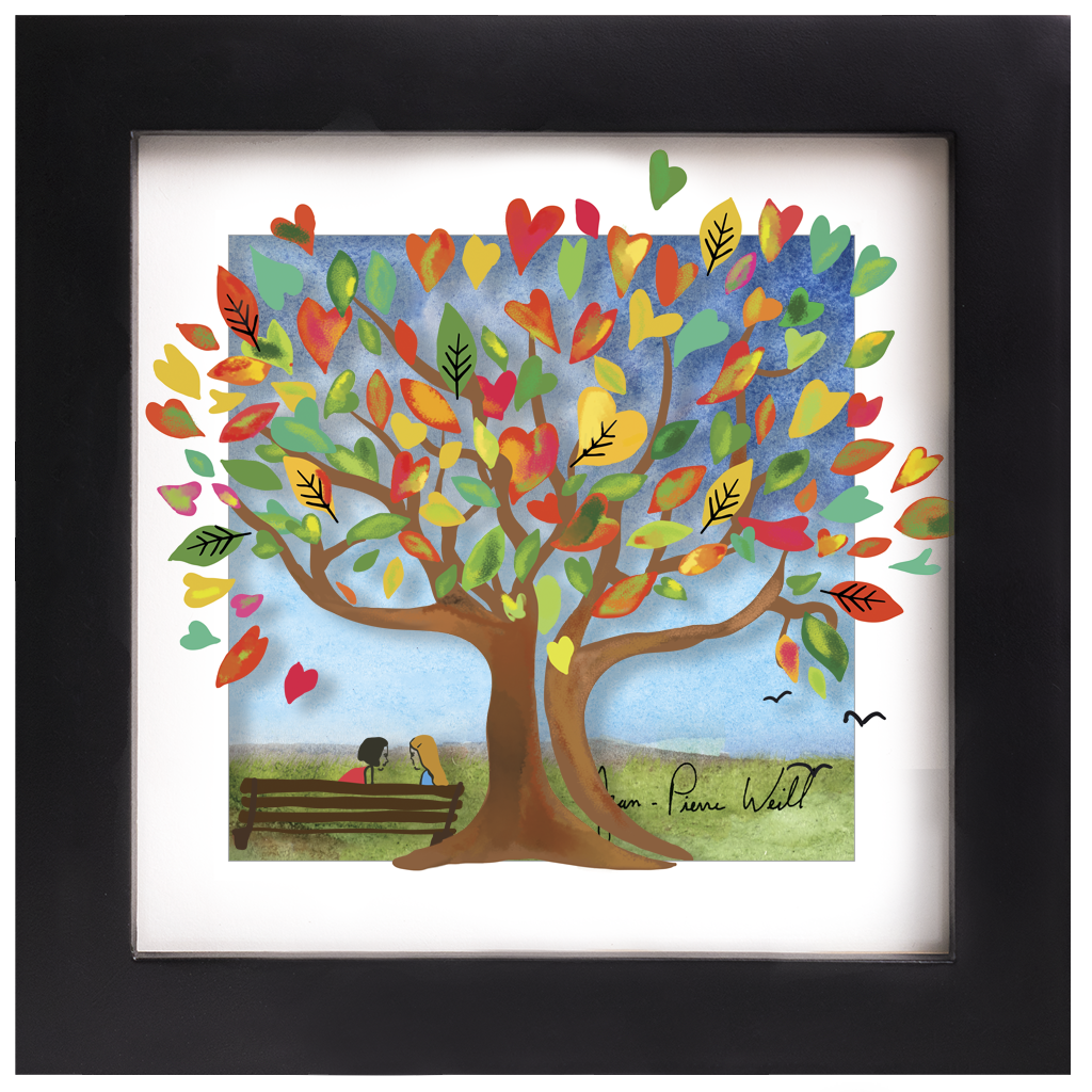 Tree of Orange Hearts - Jean-Pierre Weill Studios